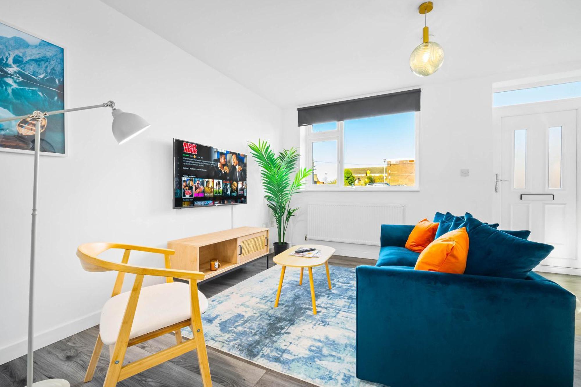 Modern Apartment - Cradley Heath - Top Rated - Netflix - Wifi - 1Mh スメスウィック エクステリア 写真