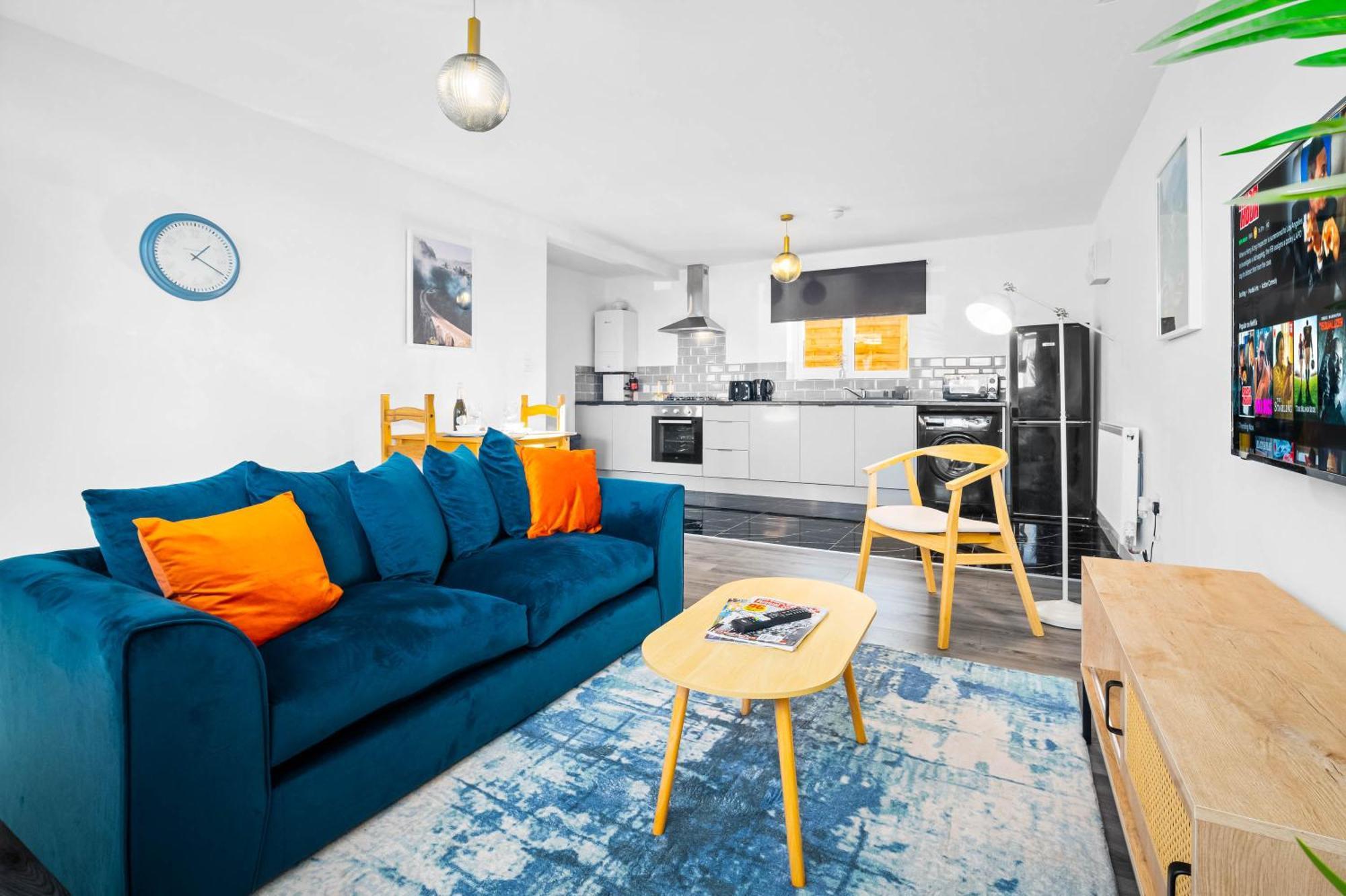Modern Apartment - Cradley Heath - Top Rated - Netflix - Wifi - 1Mh スメスウィック エクステリア 写真